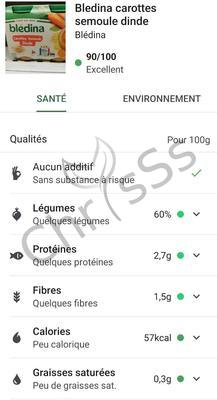 Petit pot Blédina carotte semoule dinde 600x400